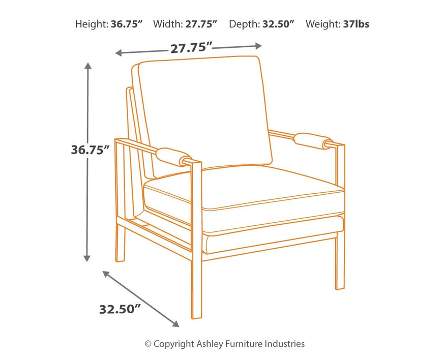 Peacemaker - Brown - Accent Chair Sacramento Furniture Store Furniture store in Sacramento