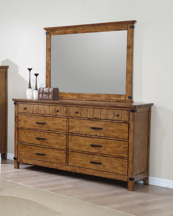 Brenner - 8-Drawer Dresser - Rustic Honey Sacramento Furniture Store Furniture store in Sacramento