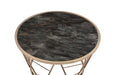 Cicatrix - Coffee Table - Faux Black Marble Glass & Champagne Finish Sacramento Furniture Store Furniture store in Sacramento