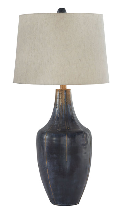 Evania - Indigo - Metal Table Lamp Sacramento Furniture Store Furniture store in Sacramento