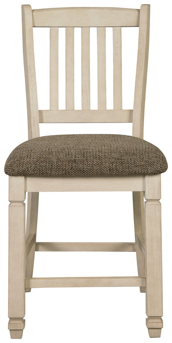 Bolanburg - Beige - Upholstered Barstool (Set of 2) Sacramento Furniture Store Furniture store in Sacramento