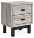 Vessalli - Black / Gray - Two Drawer Nightstand Sacramento Furniture Store Furniture store in Sacramento