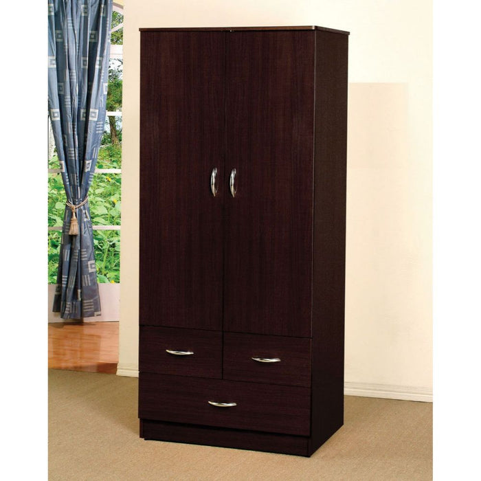 Yorktown - Wardrobe - Dark Brown - 32" Sacramento Furniture Store Furniture store in Sacramento