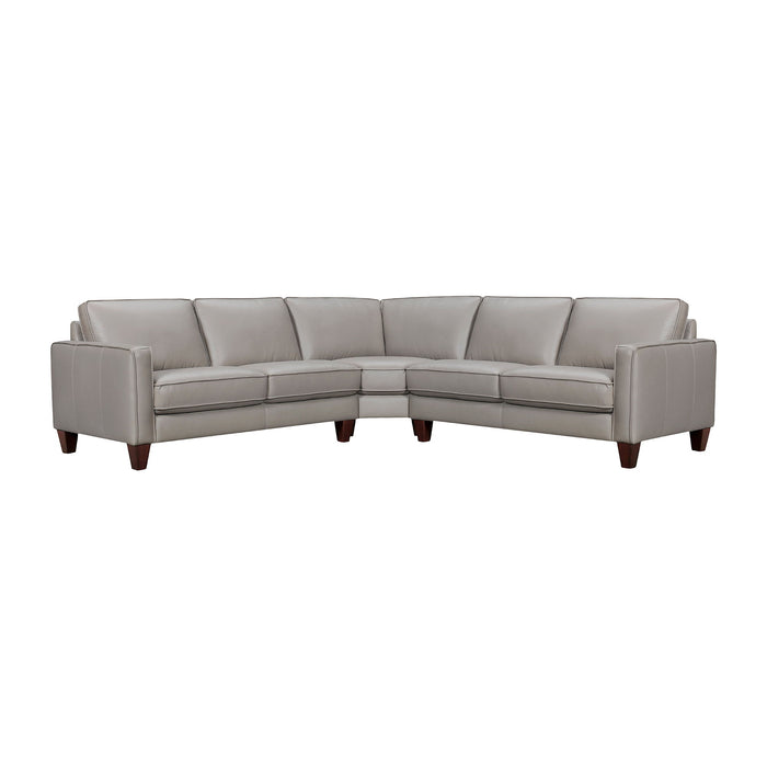 Summit - 3 Piece Leather Sectional Sofa