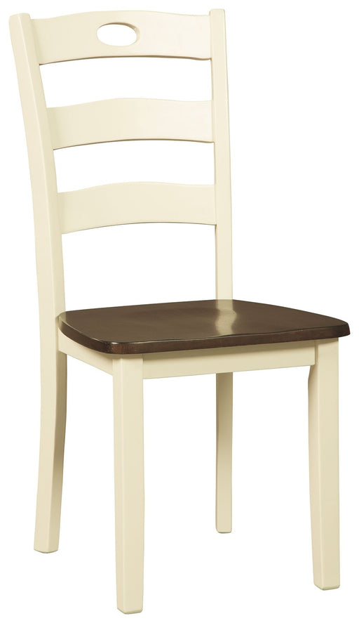 Woodanville - Cream / Brown - Dining Room Side Chair (Set of 2) Sacramento Furniture Store Furniture store in Sacramento