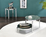 Abbe - Coffee Table - Glass & Chrome Finish Sacramento Furniture Store Furniture store in Sacramento