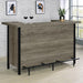 Bellemore - Bar Unit With Footrest - Gray Driftwood And Black Sacramento Furniture Store Furniture store in Sacramento