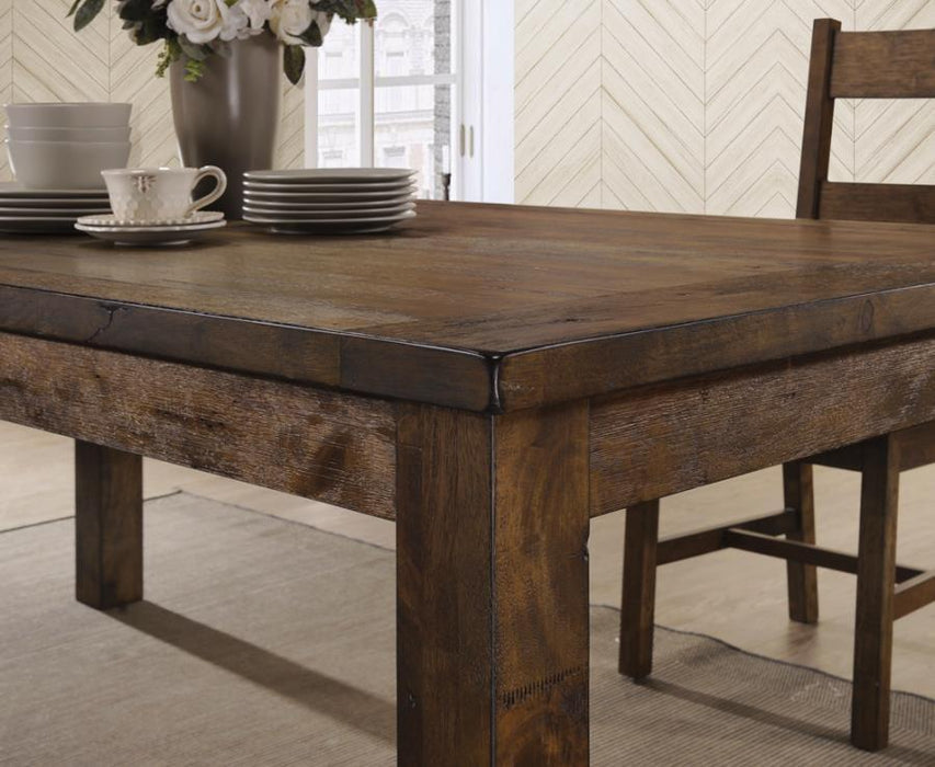 Coleman - Rectangular Dining Table - Rustic Golden Brown Sacramento Furniture Store Furniture store in Sacramento