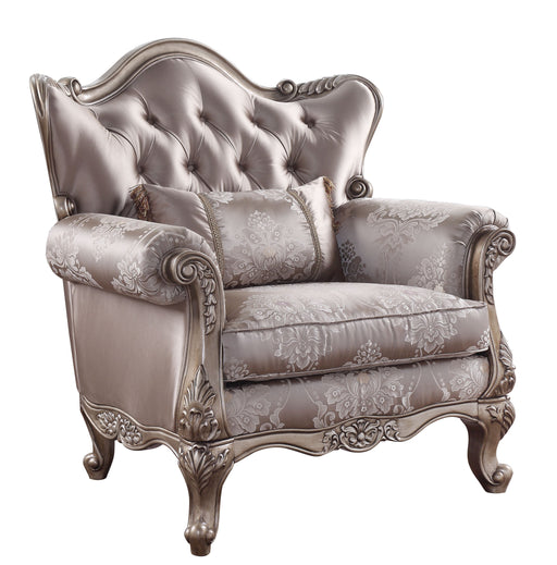 Jayceon - Chair - Fabric & Champagne Sacramento Furniture Store Furniture store in Sacramento