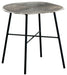 Laverford - Chrome / Black - Round End Table Sacramento Furniture Store Furniture store in Sacramento