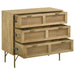 Zamora - 3-Drawer Accent Cabinet - Natural And Antique Brass Sacramento Furniture Store Furniture store in Sacramento