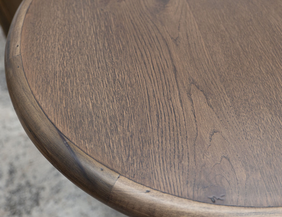 Novus Lodge - Round End Table - Dark Brown