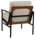 Tilden - Ivory / Brown - Accent Chair Sacramento Furniture Store Furniture store in Sacramento