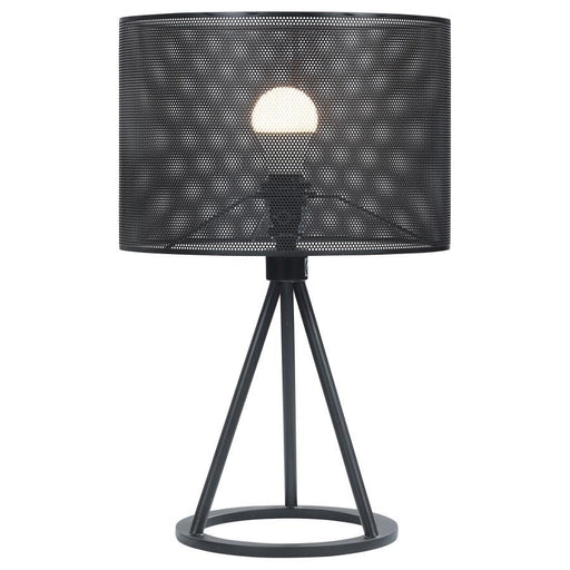 Chapin - Metal Mesh Shade Table Lamp - Matte Black Sacramento Furniture Store Furniture store in Sacramento