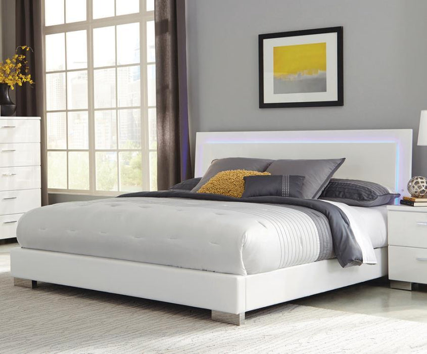 Felicity - Panel Bed with LED Lighting Sacramento Furniture Store Furniture store in Sacramento