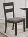 Jakob - Upholstered Side Chairs With Ladder Back (Set of 2) - Gray And Black Sacramento Furniture Store Furniture store in Sacramento