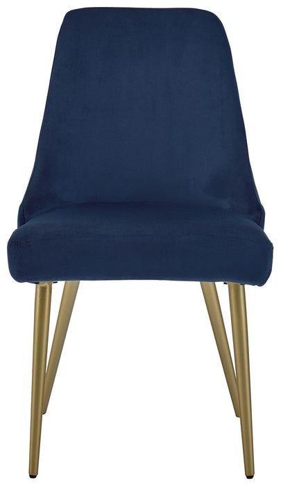 Wynora - Blue - Dining Uph Side Chair (Set of 2) Sacramento Furniture Store Furniture store in Sacramento