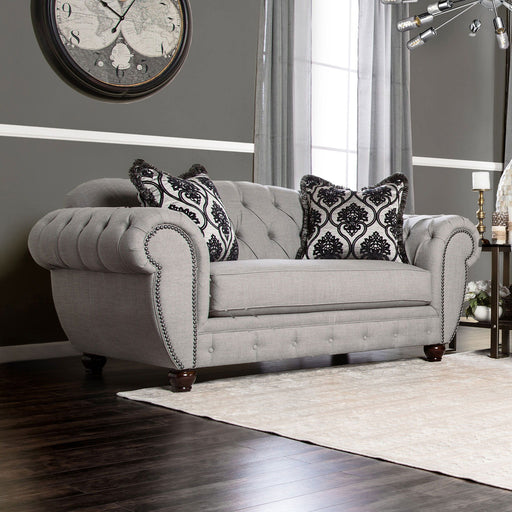 Viviana - Loveseat - Gray / Black Sacramento Furniture Store Furniture store in Sacramento