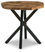 Haileeton - Brown / Black - Round End Table Sacramento Furniture Store Furniture store in Sacramento