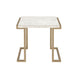 Boice II - End Table - Faux Marble & Champagne Sacramento Furniture Store Furniture store in Sacramento