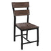 Mariatu - Side Chair (Set of 2) - Oak & Black Sacramento Furniture Store Furniture store in Sacramento