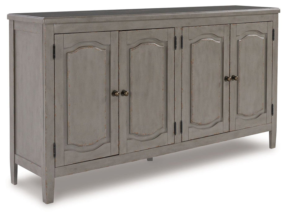 Charina - Antique Gray - Accent Cabinet Sacramento Furniture Store Furniture store in Sacramento