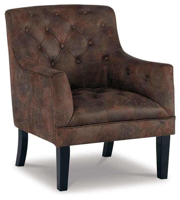 Drakelle - Mahogany - Accent Chair Sacramento Furniture Store Furniture store in Sacramento