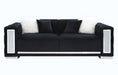 Trislar - Sofa - Black Velvet - 33" Sacramento Furniture Store Furniture store in Sacramento