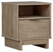 Oliah - Beige - One Drawer Night Stand - 20'' Width Sacramento Furniture Store Furniture store in Sacramento