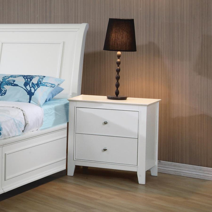 Selena - 2-Drawer Nightstand - Buttermilk Sacramento Furniture Store Furniture store in Sacramento