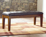 Ralene - Medium Brown - Large Uph Dining Room Bench Sacramento Furniture Store Furniture store in Sacramento