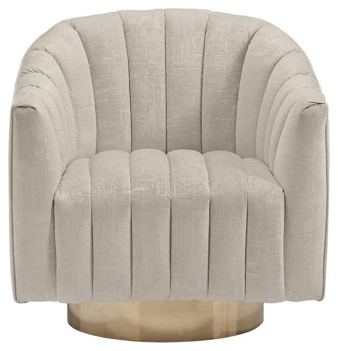 Penzlin - Pearl - Swivel Accent Chair Sacramento Furniture Store Furniture store in Sacramento