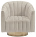 Penzlin - Pearl - Swivel Accent Chair Sacramento Furniture Store Furniture store in Sacramento