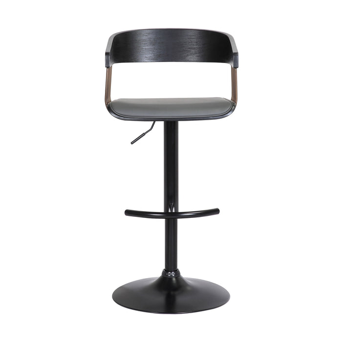 Larisa - Adjustable Wood Bar Stool