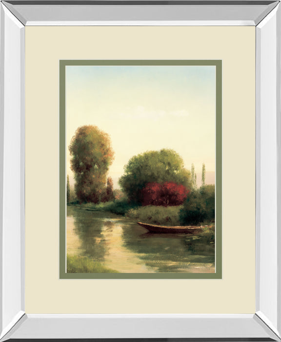 By The Riverside By Udell Mirrored Frame - Green