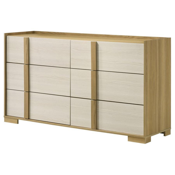 Hyland - 6 Drawers Dresser - Natural