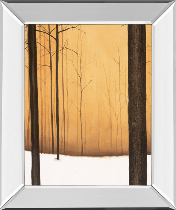 Golden Twilight By St. Germain - Mirror Framed Print Wall Art - Orange