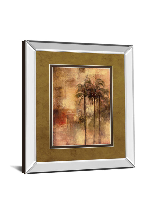 Tuscadero I By Douglas - Mirror Framed Print Wall Art - Dark Brown