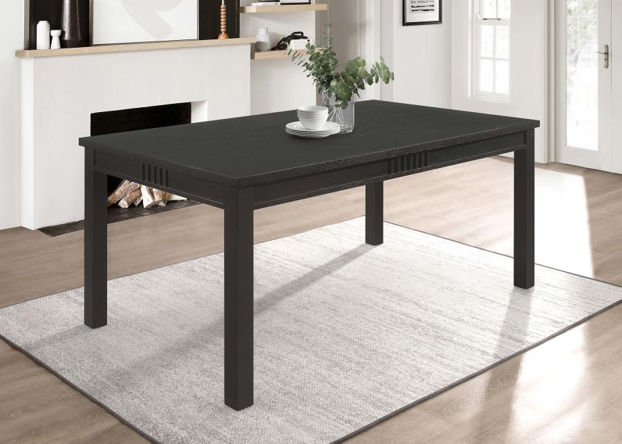 Marbrisa - Rectangular Dining Table - Matte Black Sacramento Furniture Store Furniture store in Sacramento