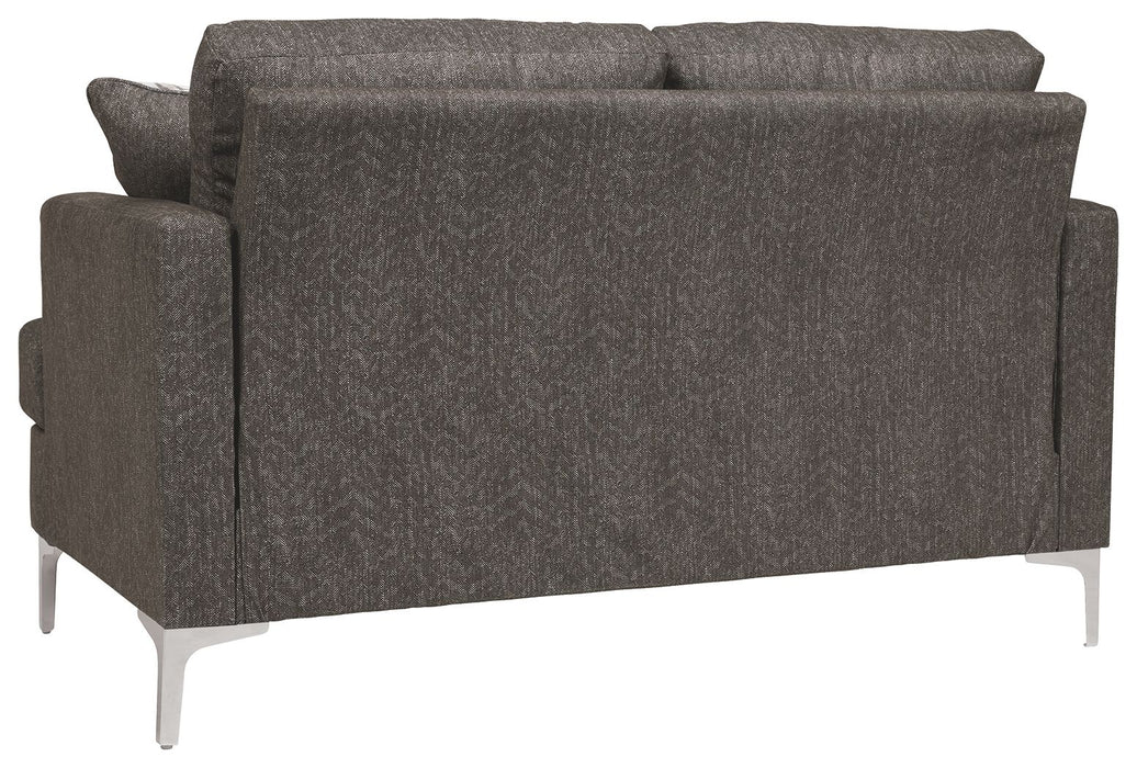 Arcola - Brown Dark - Rta Loveseat Sacramento Furniture Store Furniture store in Sacramento