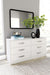 Flannia - White - Six Drawer Dresser - 29'' Height Sacramento Furniture Store Furniture store in Sacramento