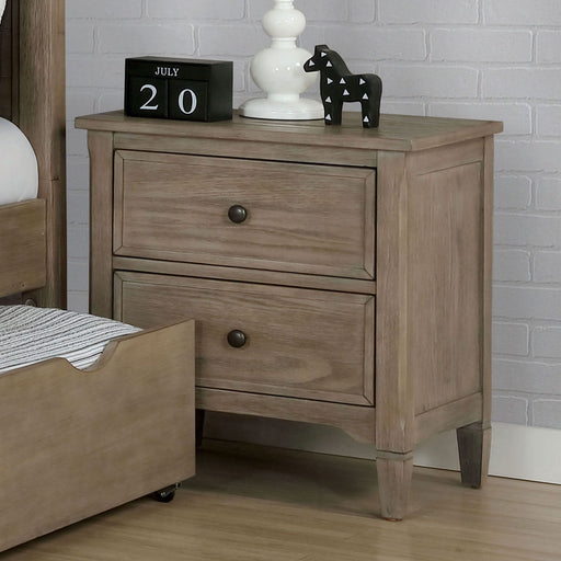Vevey - Nightstand - Wire - Brushed Warm Gray Sacramento Furniture Store Furniture store in Sacramento
