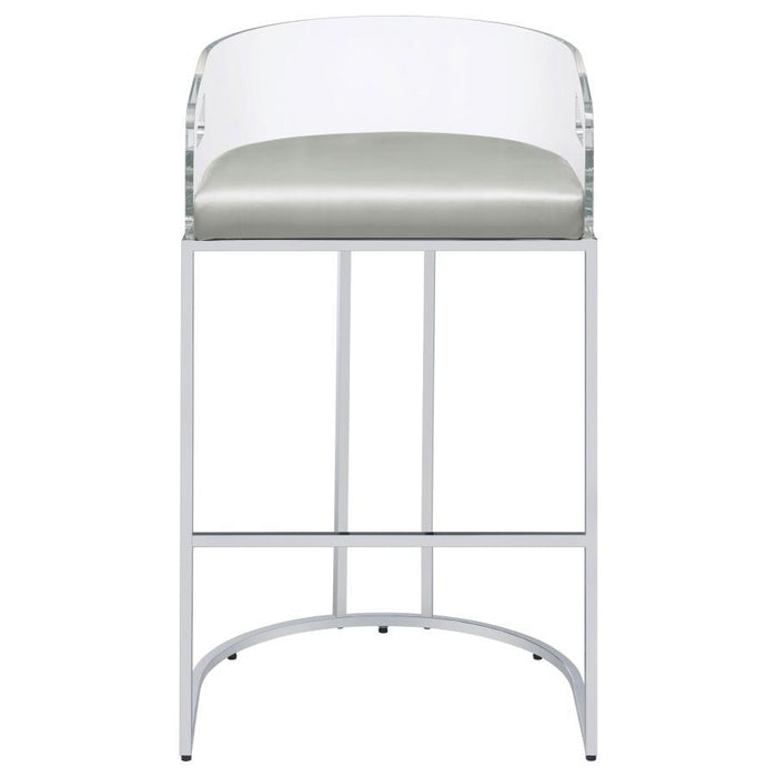 Thermosolis - Acrylic Back Stools (Set of 2)