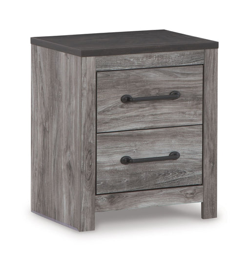 Bronyan - Dark Gray - Two Drawer Night Stand Sacramento Furniture Store Furniture store in Sacramento