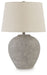 Dreward - Distressed Gray - Paper Table Lamp Sacramento Furniture Store Furniture store in Sacramento