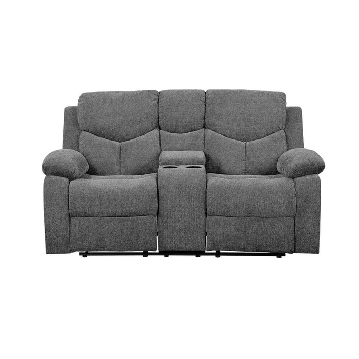 Kalen - Loveseat - Gray Chenille - 39" Sacramento Furniture Store Furniture store in Sacramento