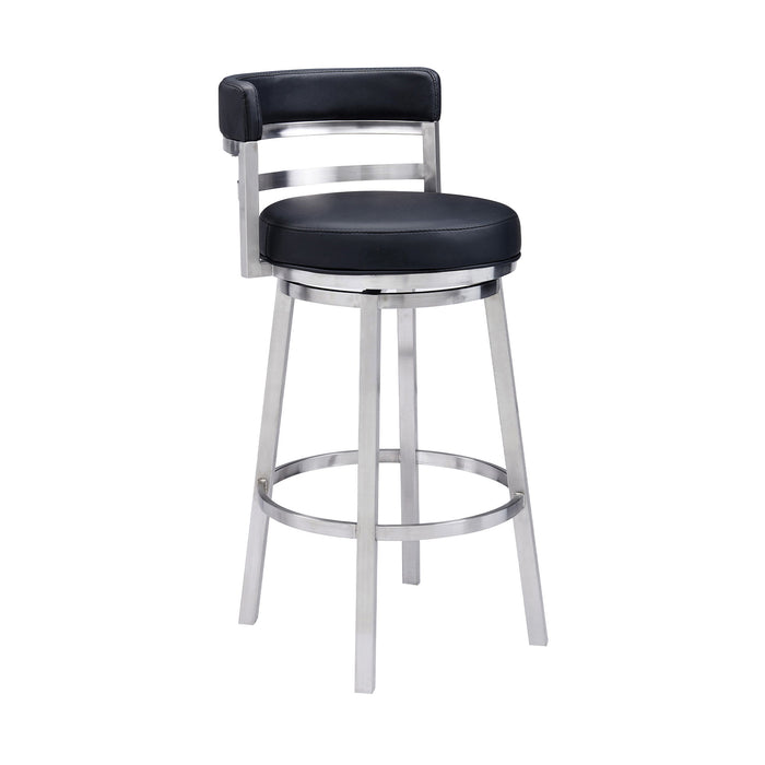 Madrid - Swivel Stainless Steel Bar Stool