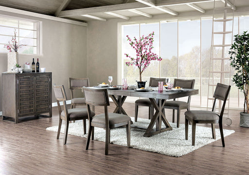 Leeds - Dining Table - Gray Sacramento Furniture Store Furniture store in Sacramento