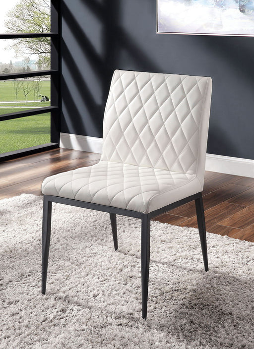 Alisha - Side Chair (Set of 2) - Black / Ivory Sacramento Furniture Store Furniture store in Sacramento