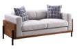 Pelton - Loveseat - Fabric & Walnut Sacramento Furniture Store Furniture store in Sacramento